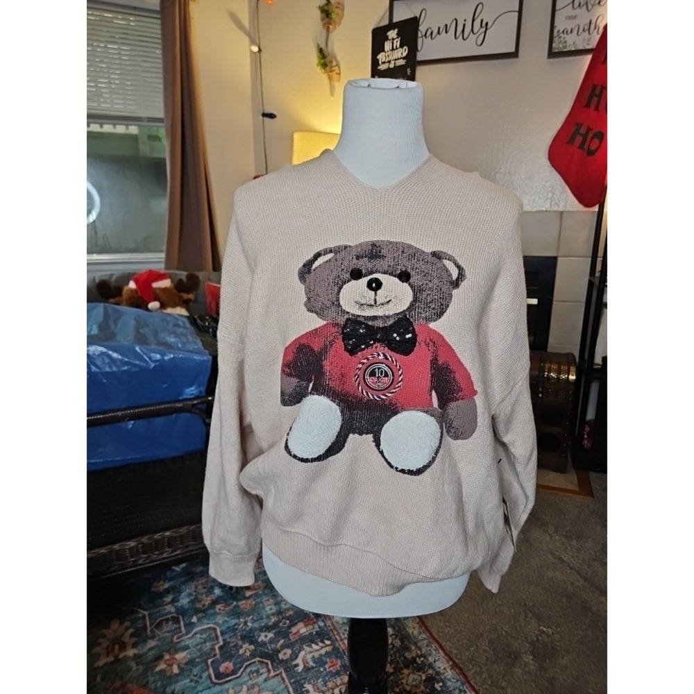Vintage Teddy Bear Sweatshirt – Hoodie Pullover